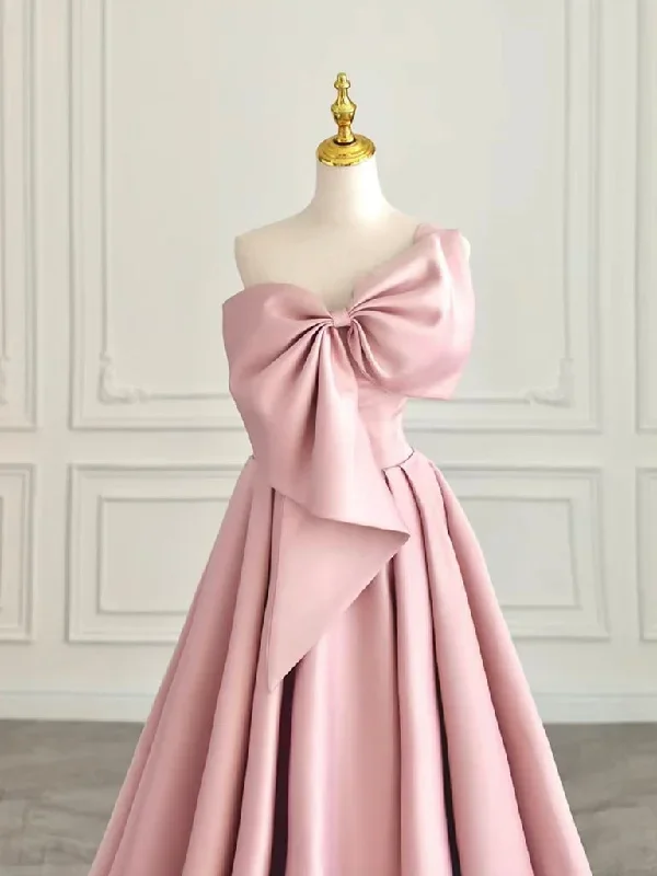 a-line-sweetheart-neck-satin-pink-long-prom-dress-pink-long-evening-dress