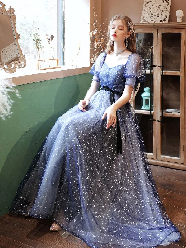 a-line-tulle-starry-blue-long-prom-dress-blue-formal-dress