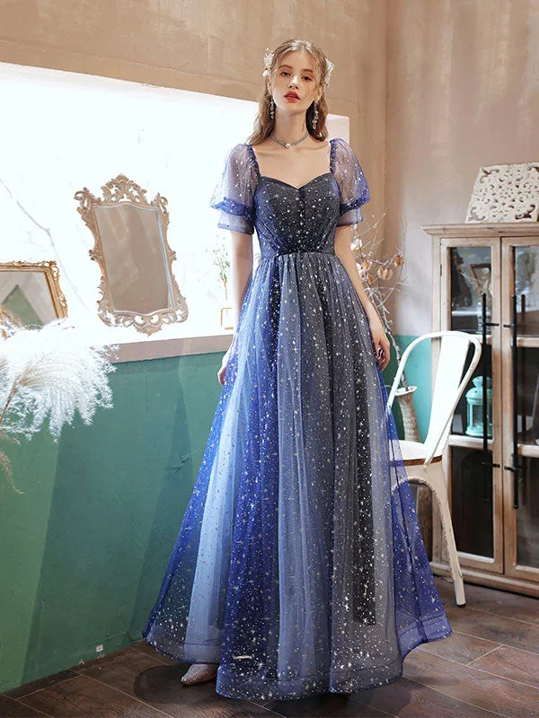 a-line-tulle-starry-blue-long-prom-dress-blue-formal-dress