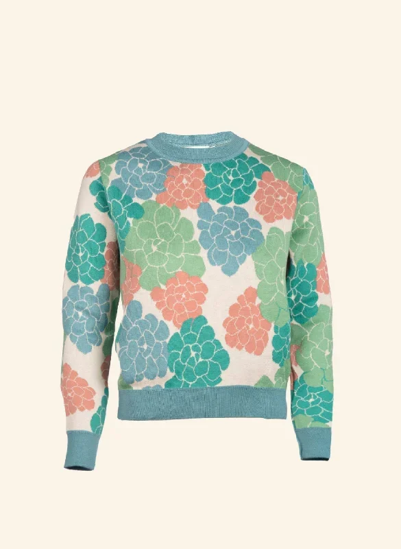 Alba - Jacquard Succulents Jumper