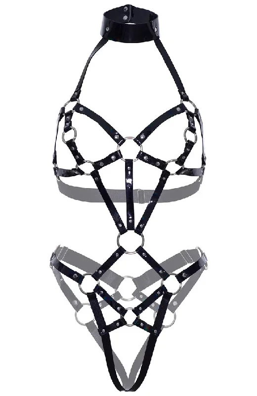 black-patent-leather-harness-lingerie