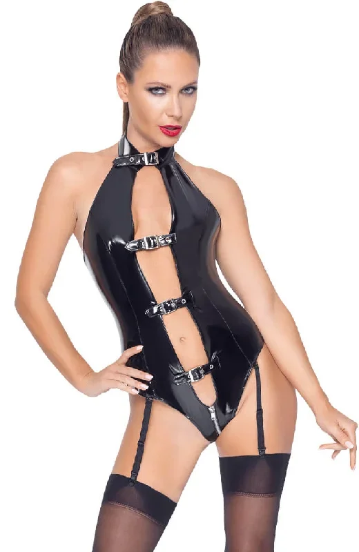 black-vinyl-bodysuit-with-2-way-zip-suit-yourself