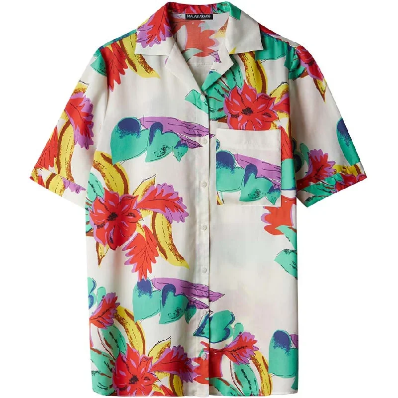 BOWLING SHIRT ""CHANDLER"" WITH FLOWER PRINT