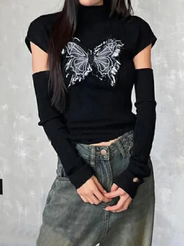 butterfly-patch-mock-neck-with-cuff-long-sleeve-knit