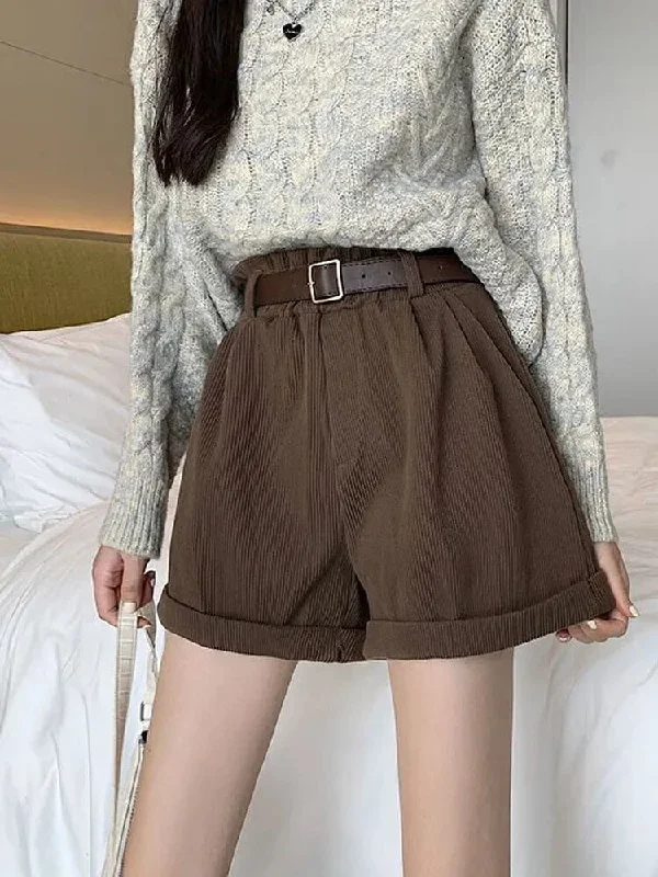 Casual Korean Preppy Style Shorts Shorts