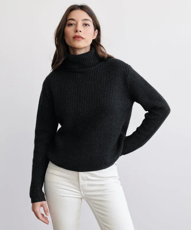 Cropped Turtleneck