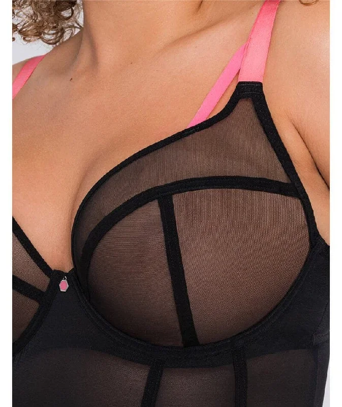 curvy-kate-elementary-plunge-bodysuit-black-pink