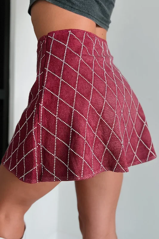 dressing-it-up-a-notch-rhinestone-woven-skater-skirt-berry