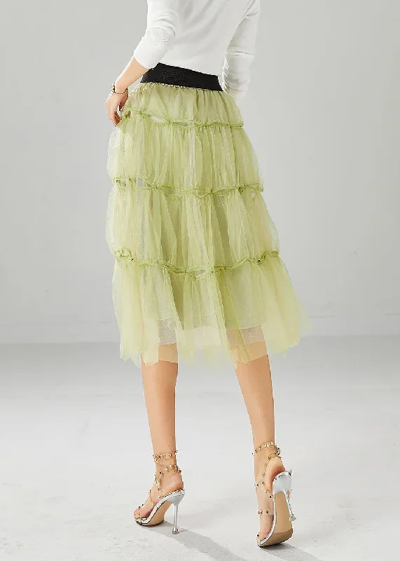 french-grass-green-floral-tulle-skirt-summer