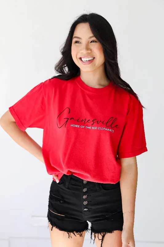 gainesville-home-of-the-red-elephants-tee