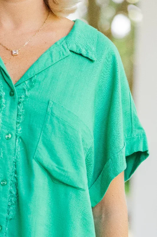 hear-you-out-kelly-green-button-down-top