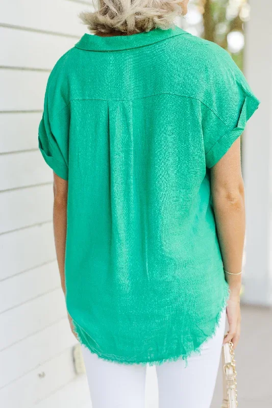 hear-you-out-kelly-green-button-down-top