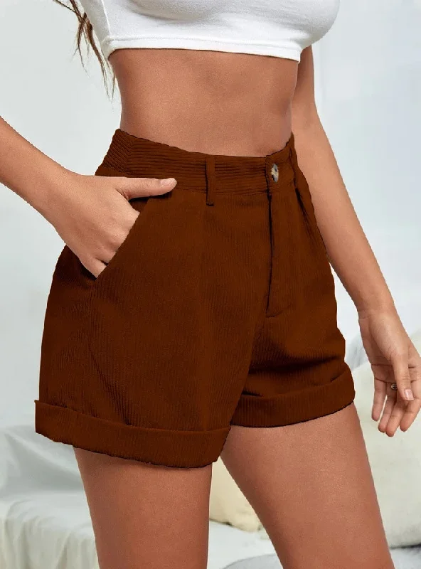 high-waist-corduroy-wide-leg-straight-shorts