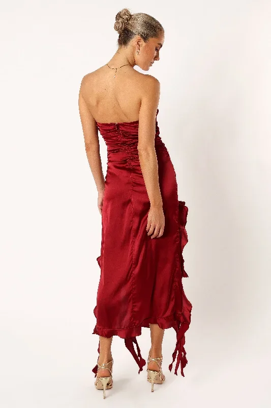 lee-strapless-midi-dress-wine