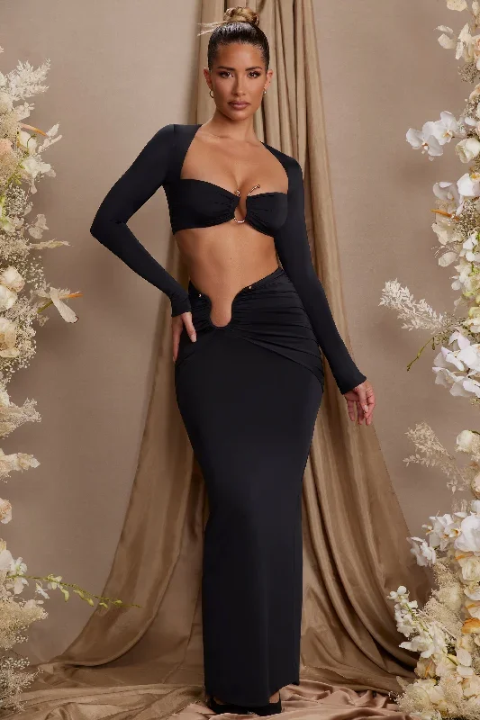 maeva-off-the-shoulder-ruched-crop-black