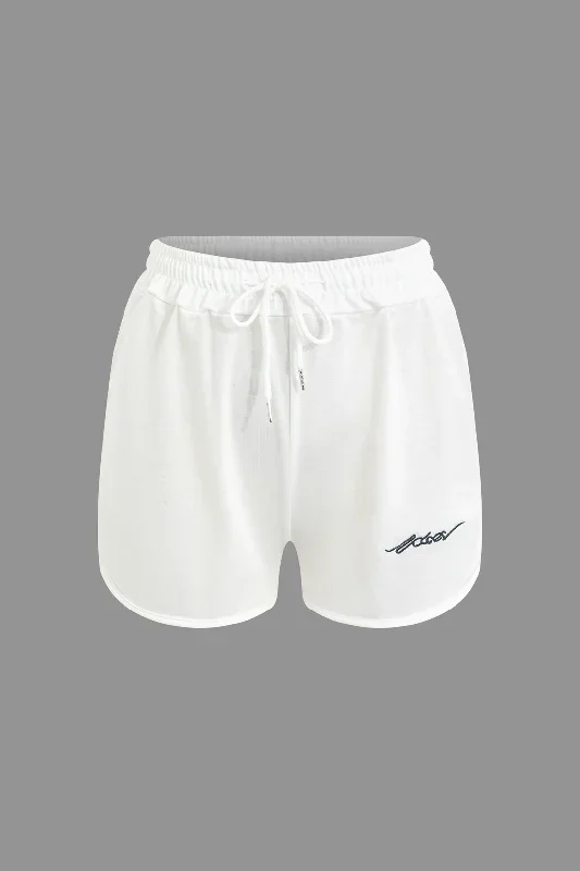 Basic Drawstring Shorts