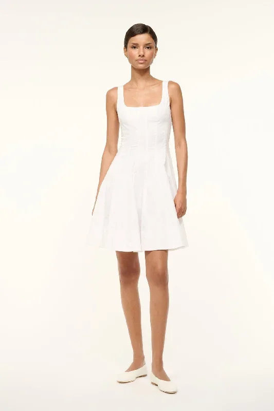 MINI WELLS DRESS | WHITE