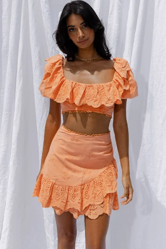 new-moon-scalloped-ruffle-trim-eyelet-skirt-orange