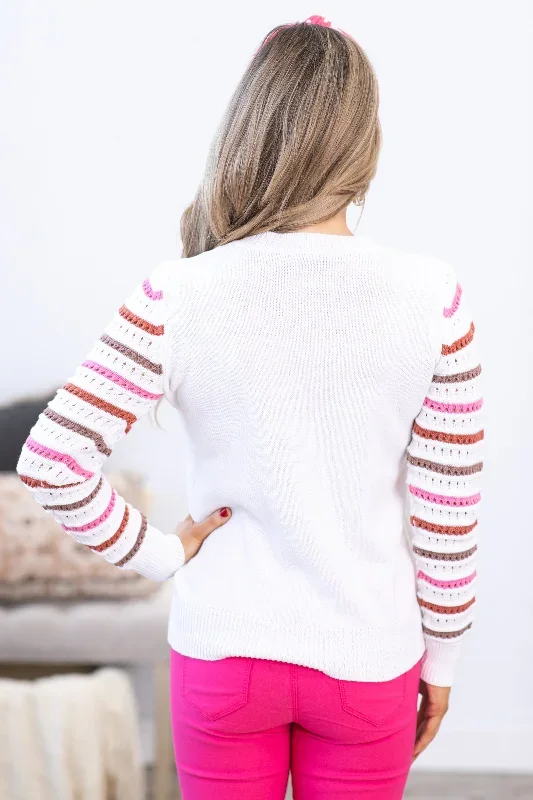 off-white-sweater-with-pink-stripe-arm-detail