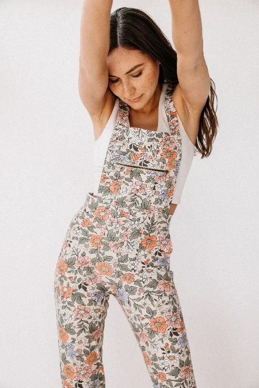 Overall Jumpsuit in Sweet Floral