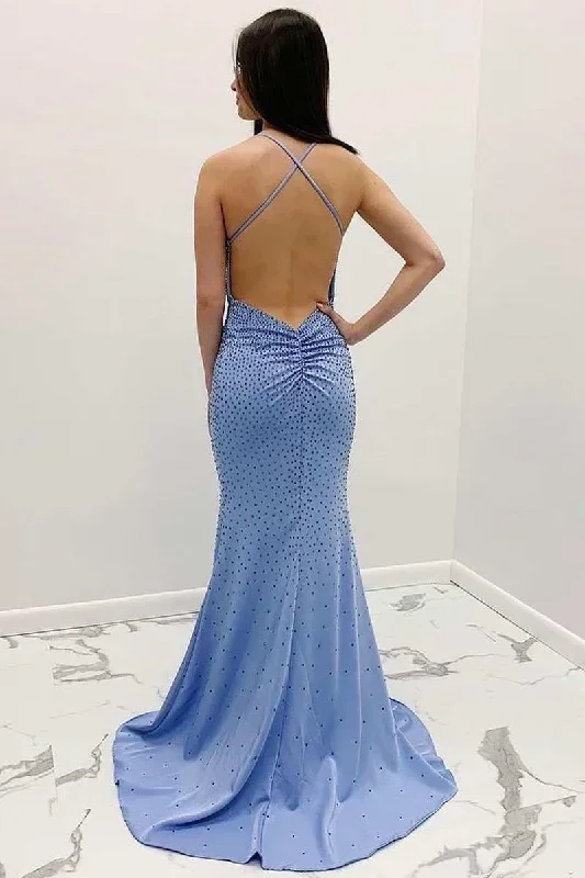 periwinkle-beaded-v-neck-cross-back-mermaid-long-prom-gown