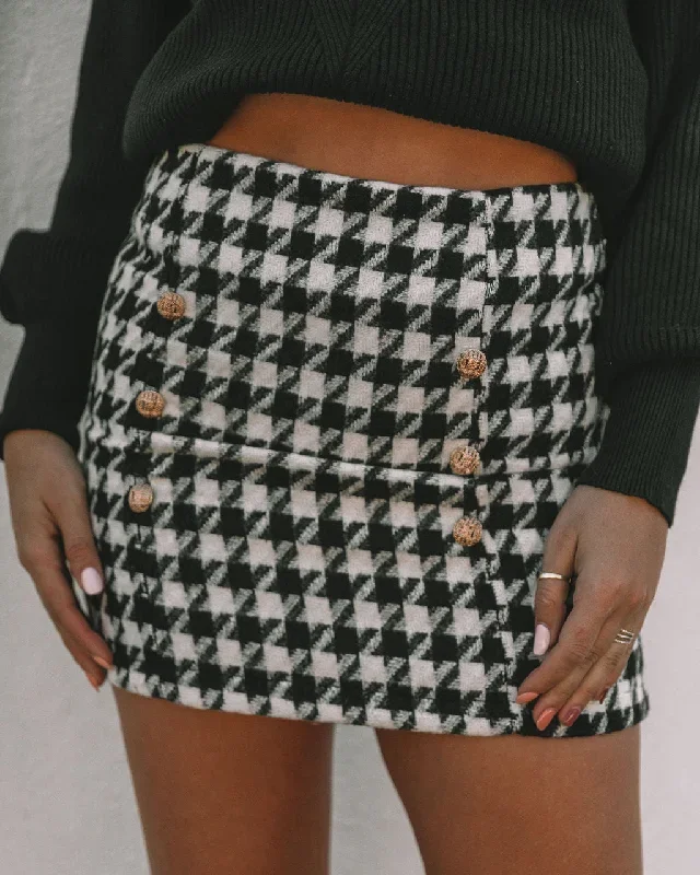 rafaella-houndstooth-mini-skirt