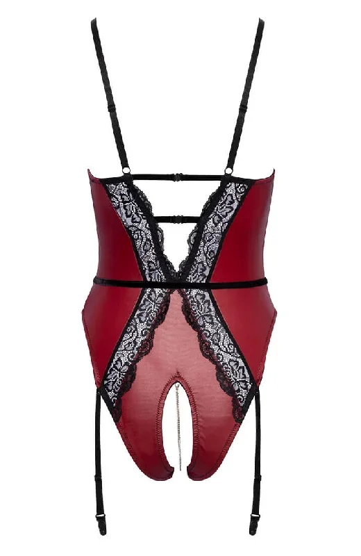 red-crotchless-wet-look-bodysuit