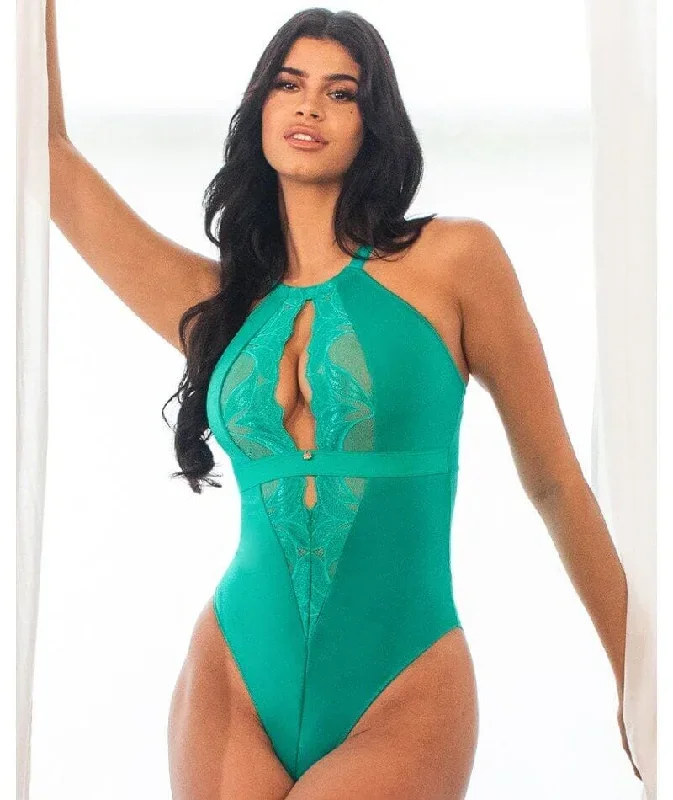 scantilly-indulgence-stretch-lace-bodysuit-jade-green