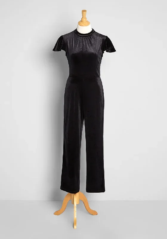 Shine With Me Velvet Jumpsuit