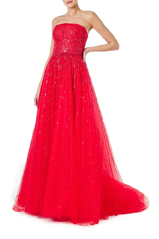 strapless-embroidered-tulle-gown-red