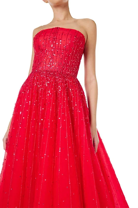 strapless-embroidered-tulle-gown-red