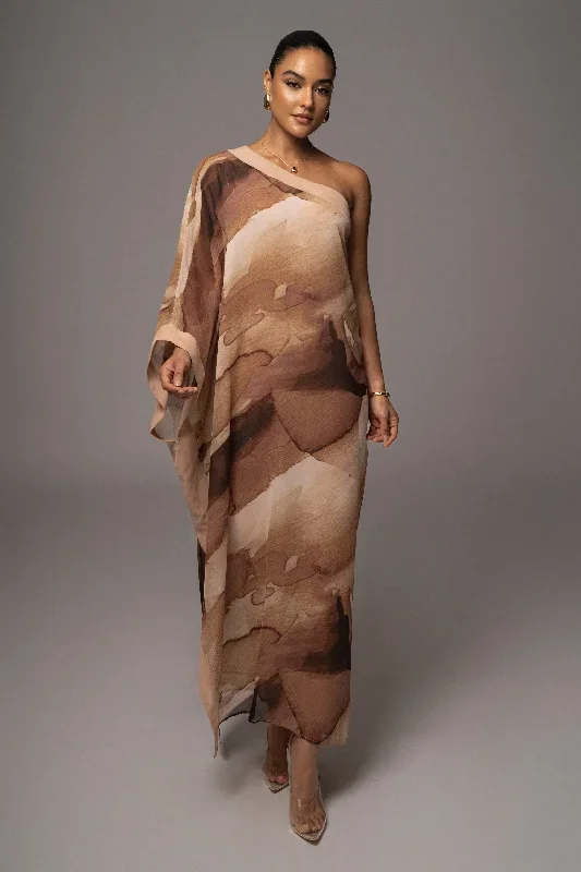 tan-abstract-mariel-one-shoulder-maxi-dress