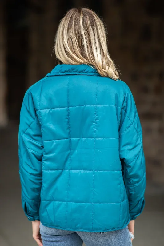 teal-quilted-funnel-neck-jacket