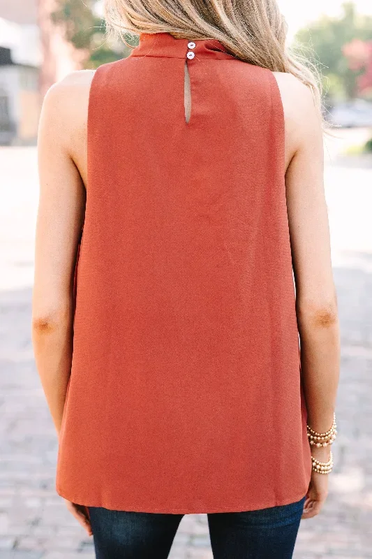 tell-your-story-rust-orange-cowl-neck-tank