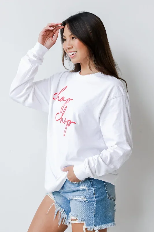 white-chop-chop-long-sleeve-tee