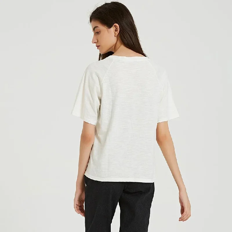 women-cotton-elastic-basic-t-shirts