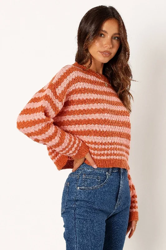 yasmin-striped-crewneck-knit-sweater-orange-pink