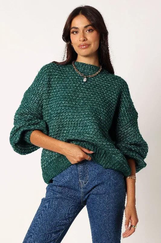 Ziggy Knit Sweater - Emerald